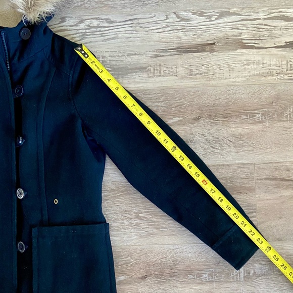 American Eagle Navy Wool Parka - Picture 8 of 12